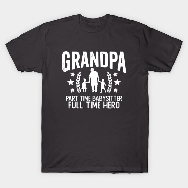 Grandpa Babysitter Hero T-Shirt by DetourShirts